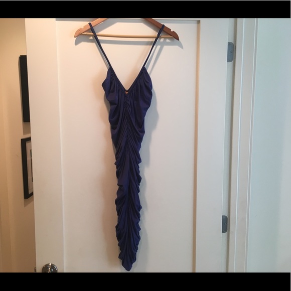 RACHEL PALLY Blue Ruched Desire dress - Picture 2 of 5